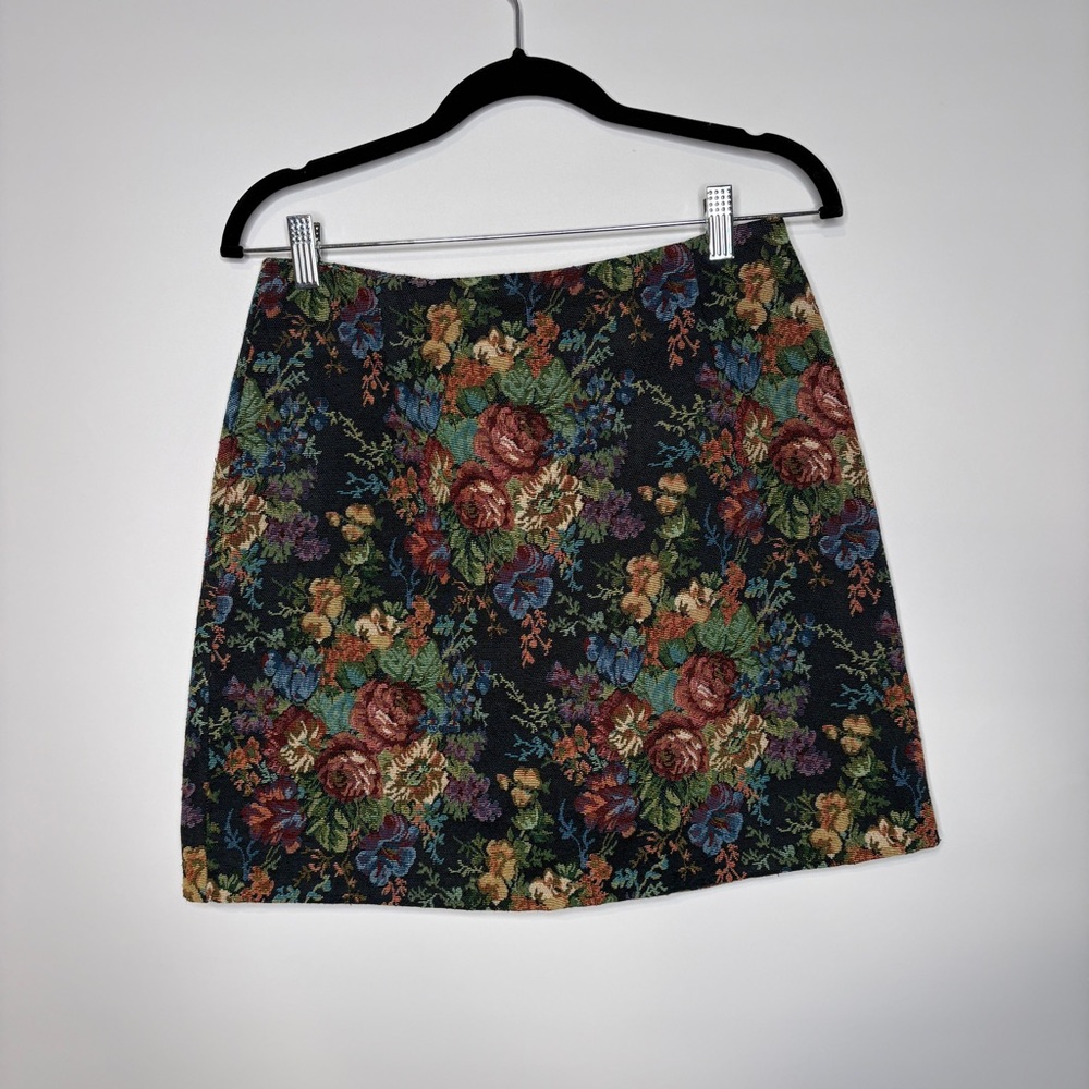 Louche Aubin Flower Mix Tapestry Mini Skirt Size 6